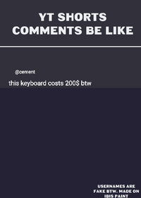 YT shorts comments be like