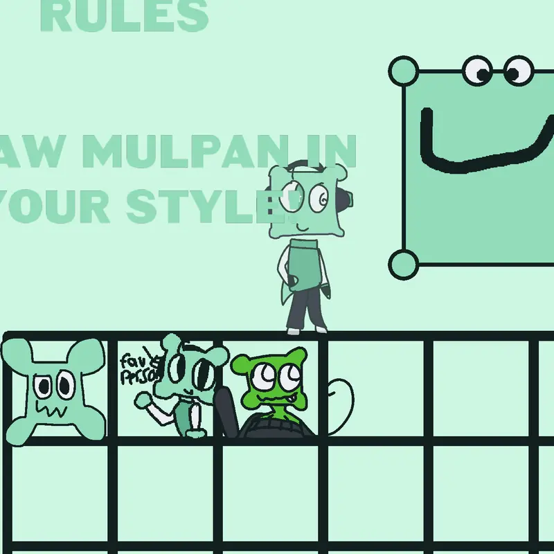 Mulpan in my style (i draw him a lil gay by @PlinkMeow