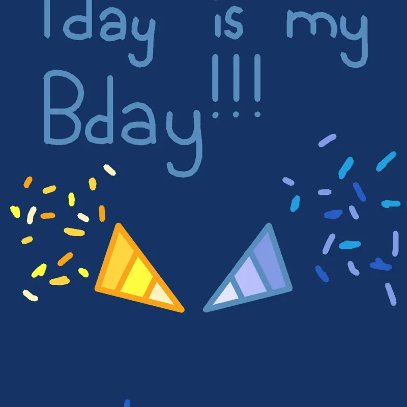 Today is my bday! by @vzlens