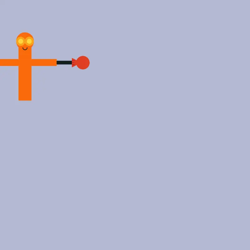 Orange guy by @Grapesodacat