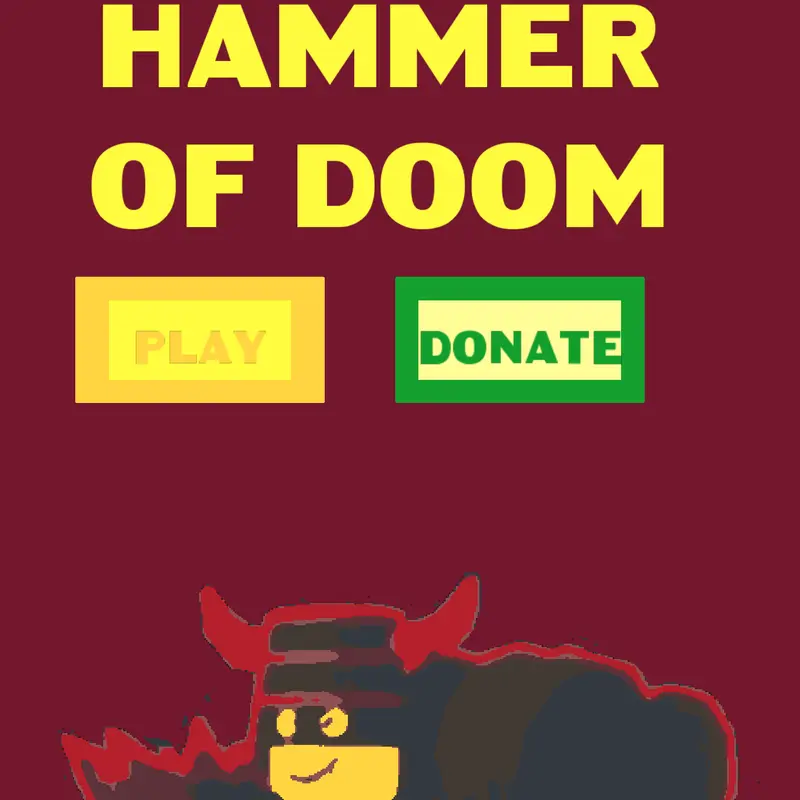 THE HAMMER OF DOOM by @gorra_que_habla