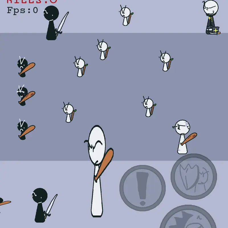 War of blobs and dummy. by @Tomato_plant