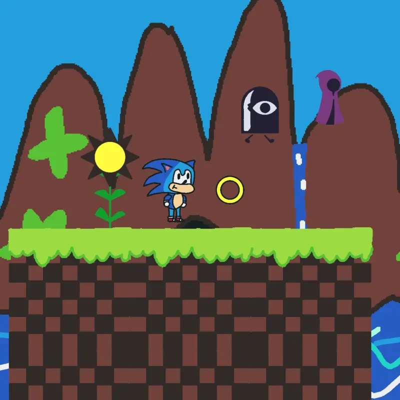 Sonic The World by @CubesBooksNormalMemes