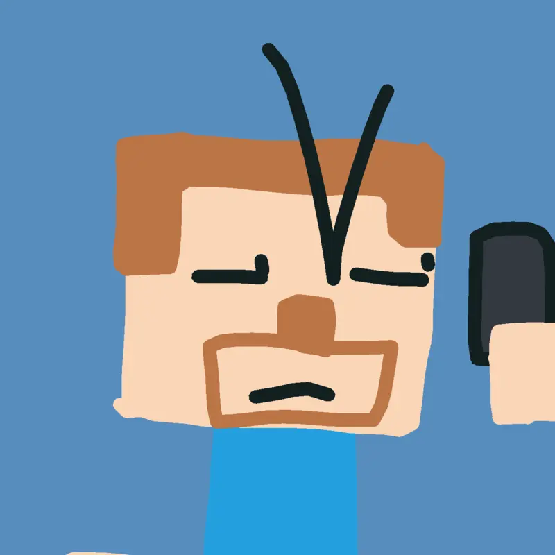 Exploding creeper Minecraft Steve by @hasson_albagshi