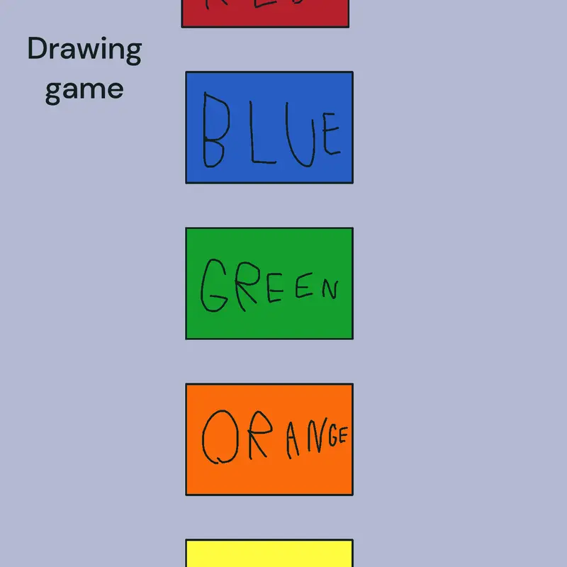 Drawing game by @Doodooshoe