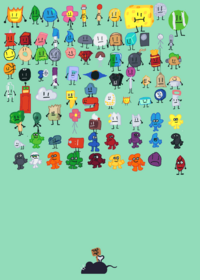 Bfdi charecters movable *every milestone...