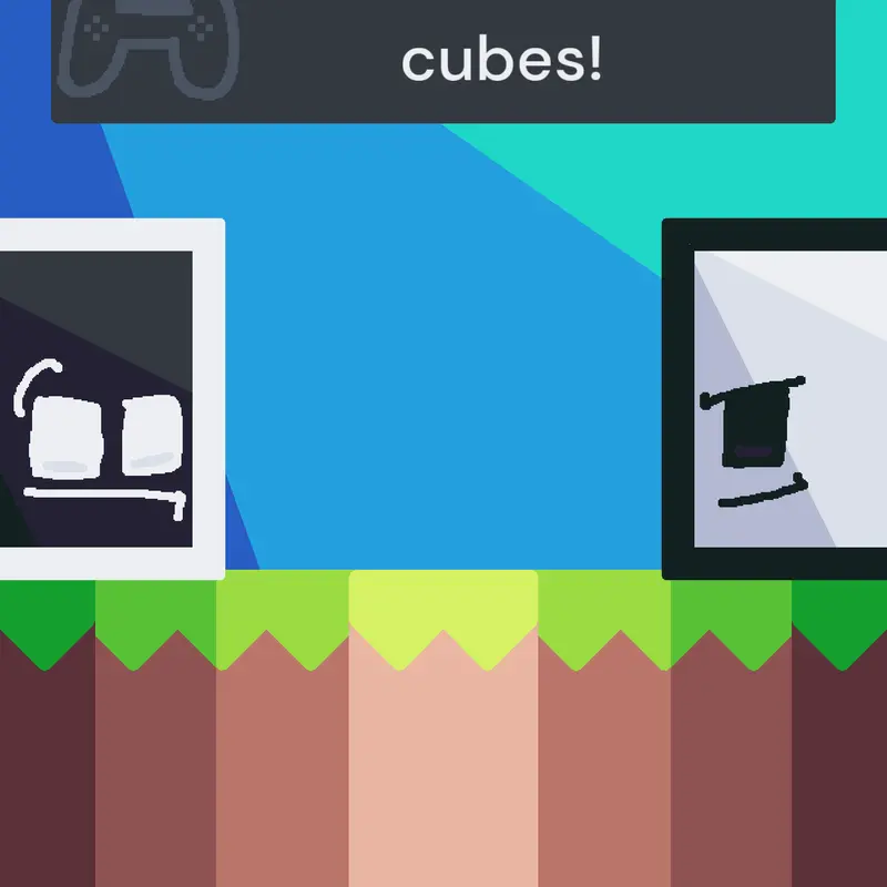 The battle cubes! by @BlueCube_Offical