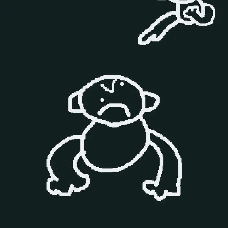 Baboon by @Backrooms_entity_101