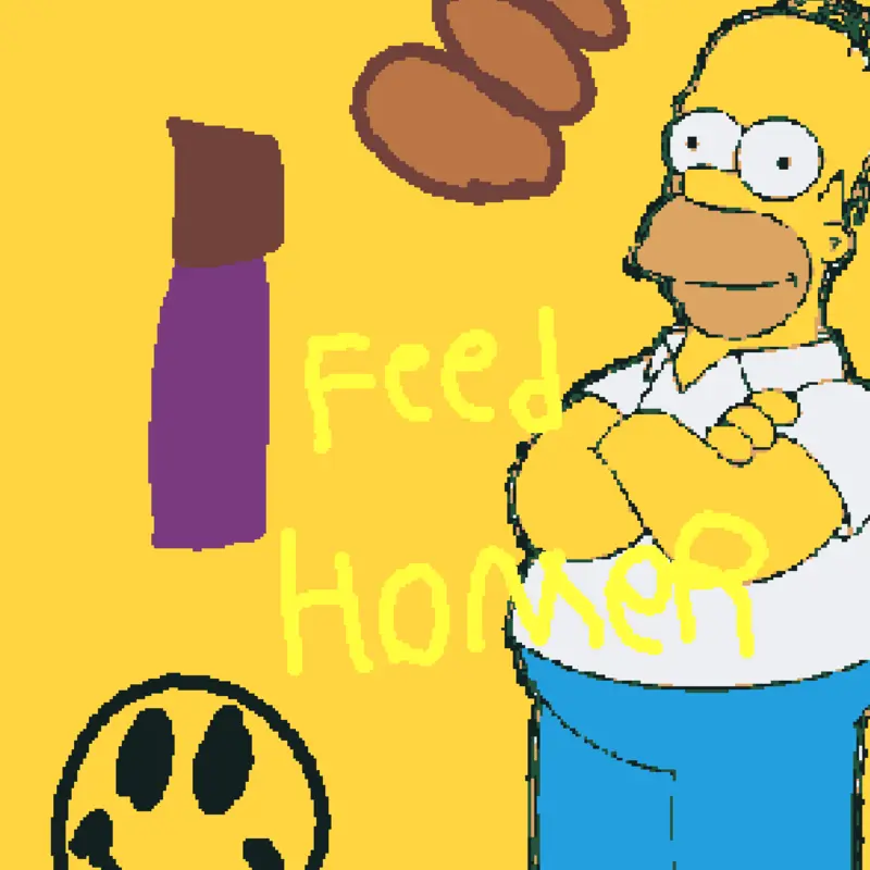 Homer by @Mrbunbun
