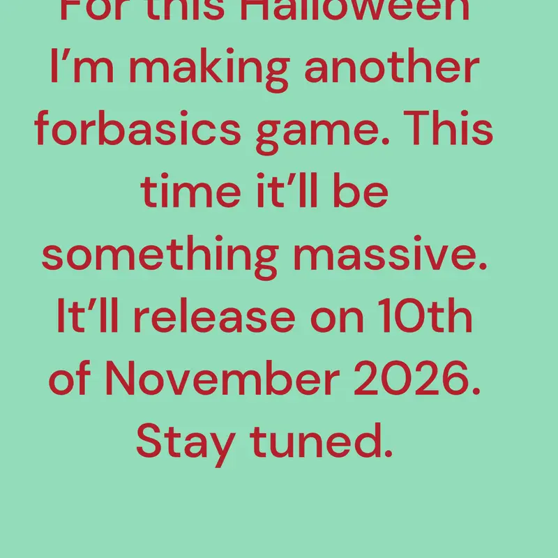Game by @Bloxyzero