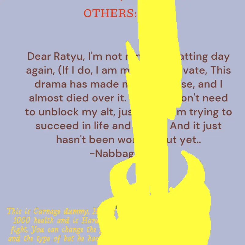 You don't have to accept it, Ratyu. by @NabbagoPlays