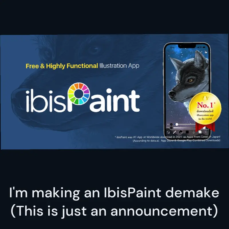 ibispaint announcement by @yuzi928