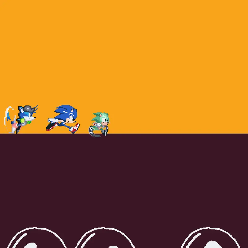 #run #sonic #sonicmeme #senic #somic by @ROSYCHAVES