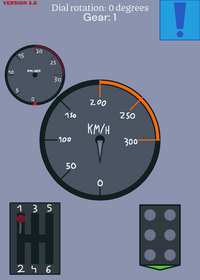 Simple speedometer