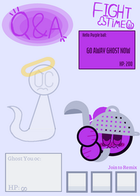 Fight Time in Purple Ball vs Ghost You oc...