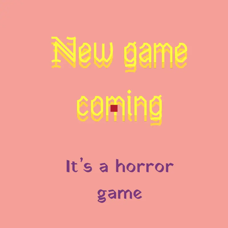 New horror by @BENJIB3N