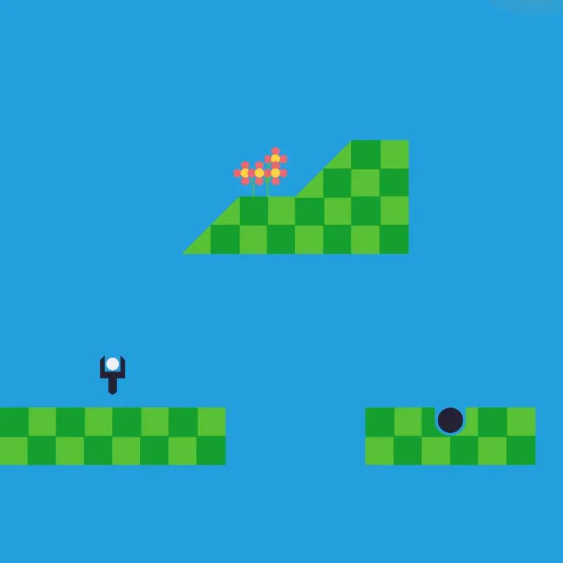 I recreated golf from scratch! by @hii112