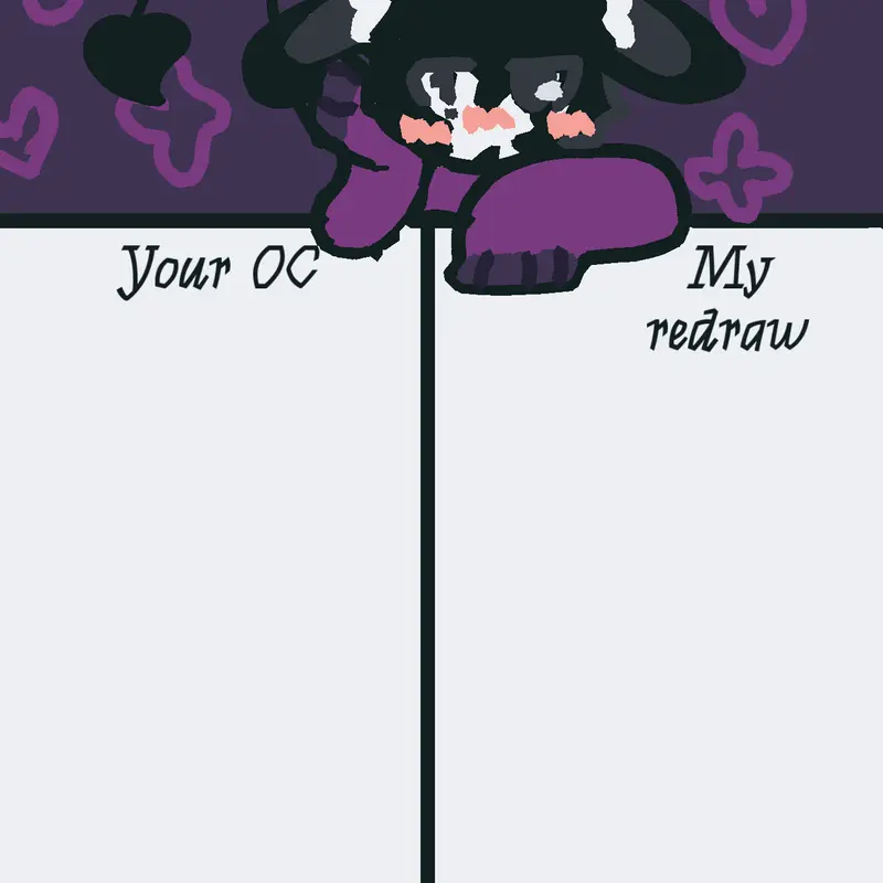 Redrawing your OCs by @Eclaire