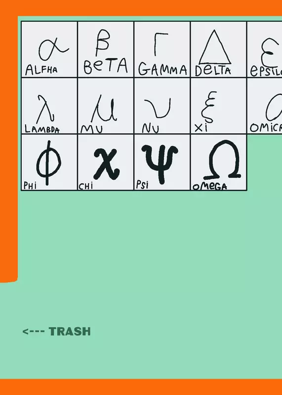 Greek letters by @Moisesbrasileiro