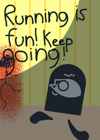 Running to get alive!