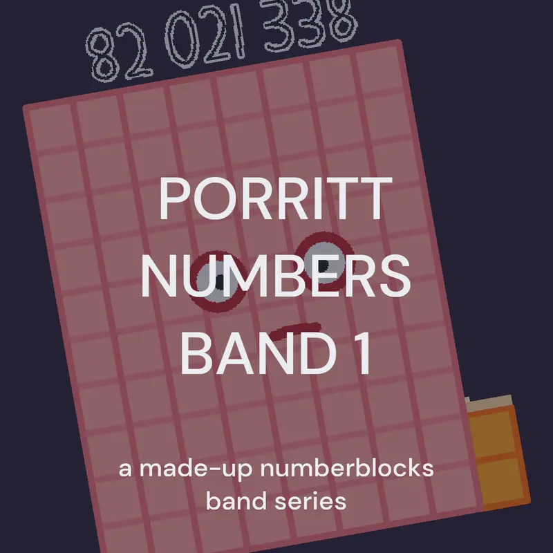 porritt numbers band 1 by @m_silly