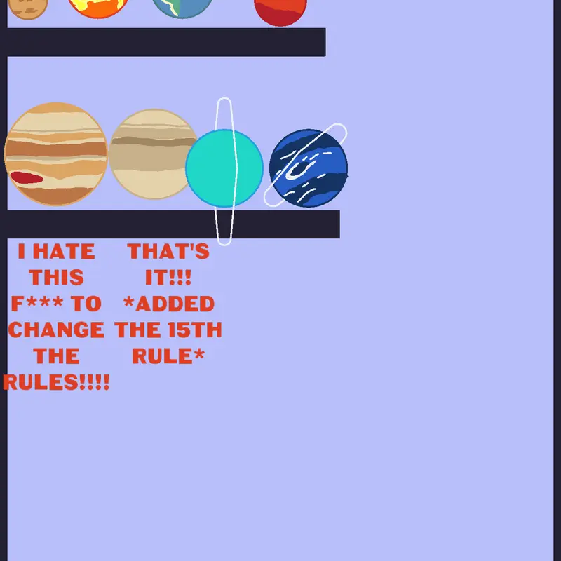 Planets density by @natanael_garcia