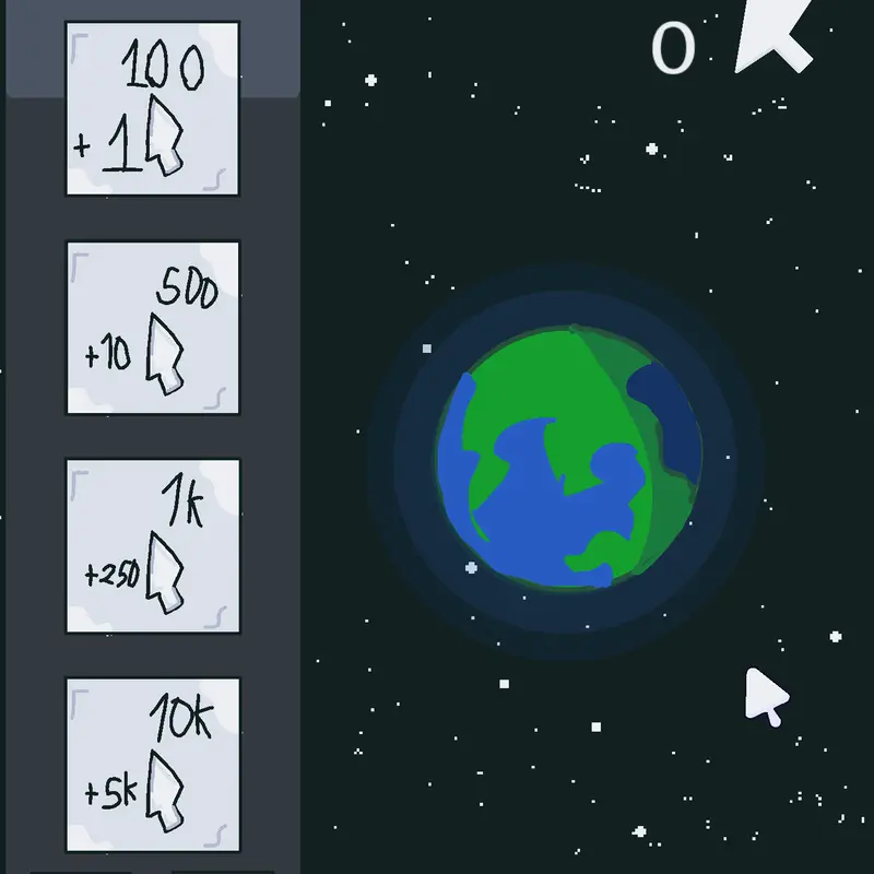 Planet cliker by @bloby_1234