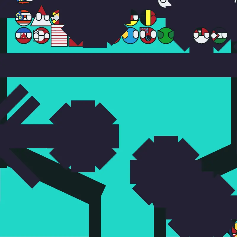 Countryball race! (Credits to owner) by @15th_perfect_number