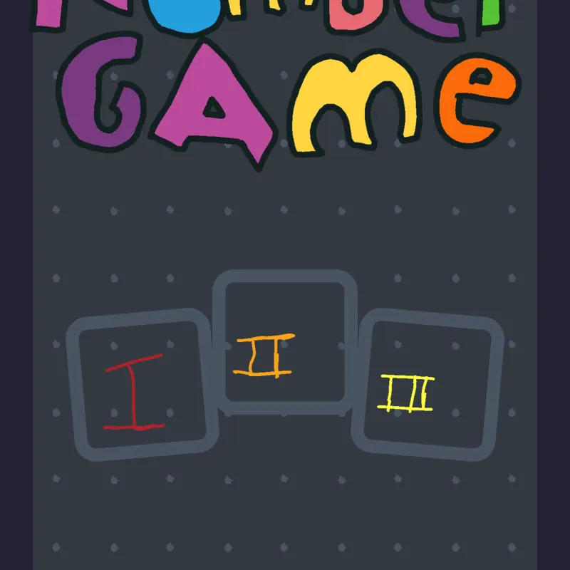 Roman numerals game by @1_54studios