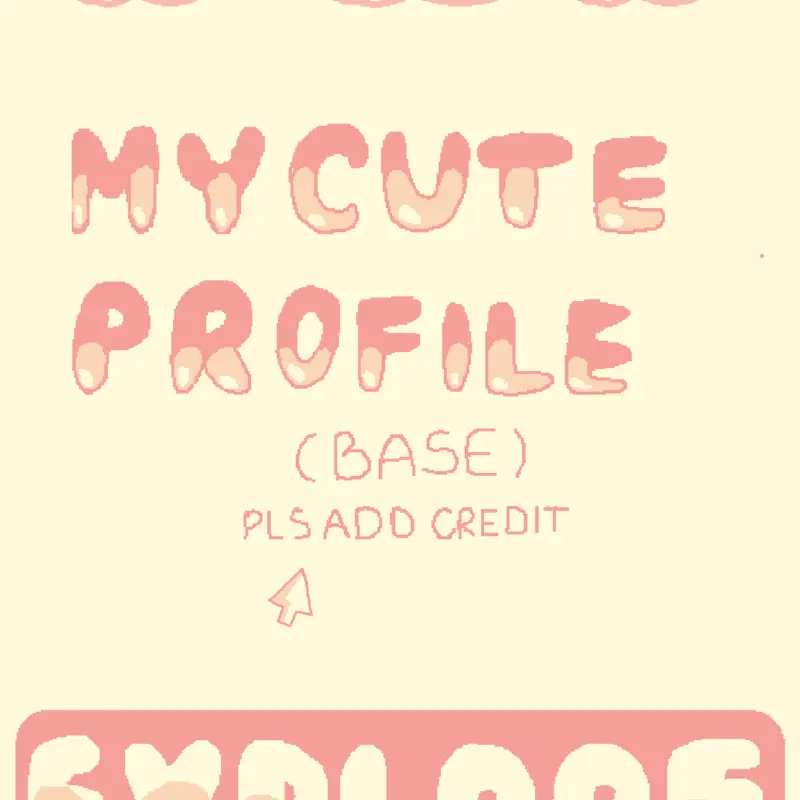 My cute profile (base) by @Bergirl