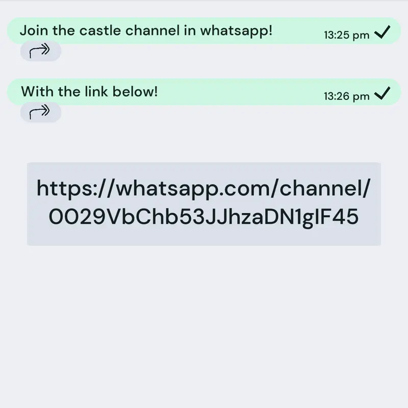 Castle WhatsApp Channel by @RedYellow