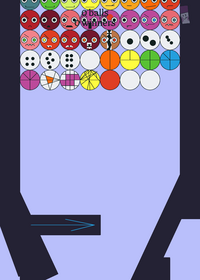 Marble race (more than 100 balls)