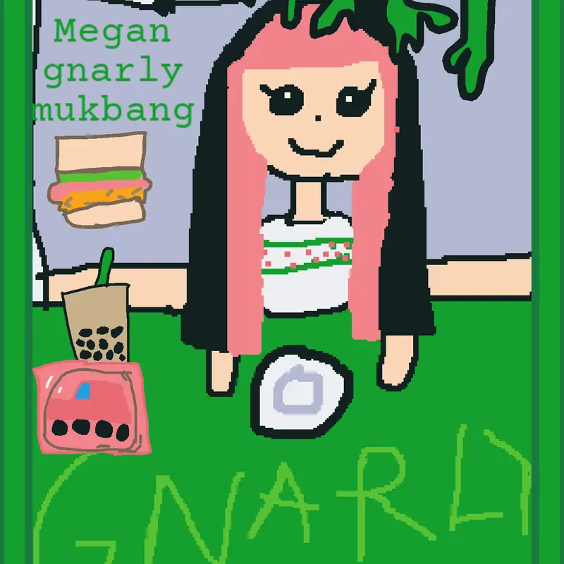 Megan gnarly katseye mukbang by @kala_lops6