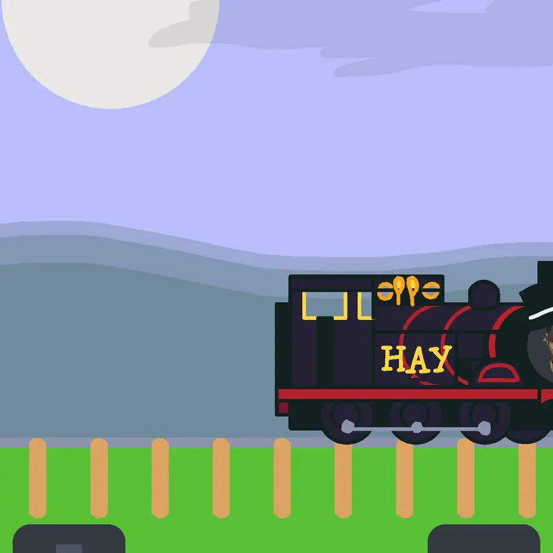 Hay pink trem crash by @DaviOliveira2