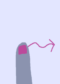 draw simple shape with your finger inspired...