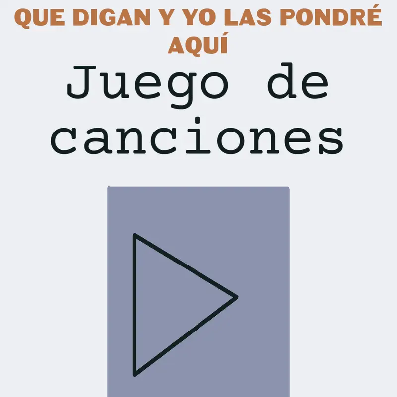 Juego de canciones by @toscano_en_espanol