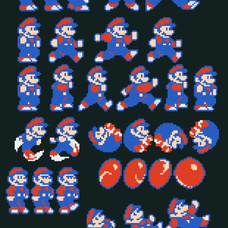 Somari sprites by @Hey_Its_Yoshi