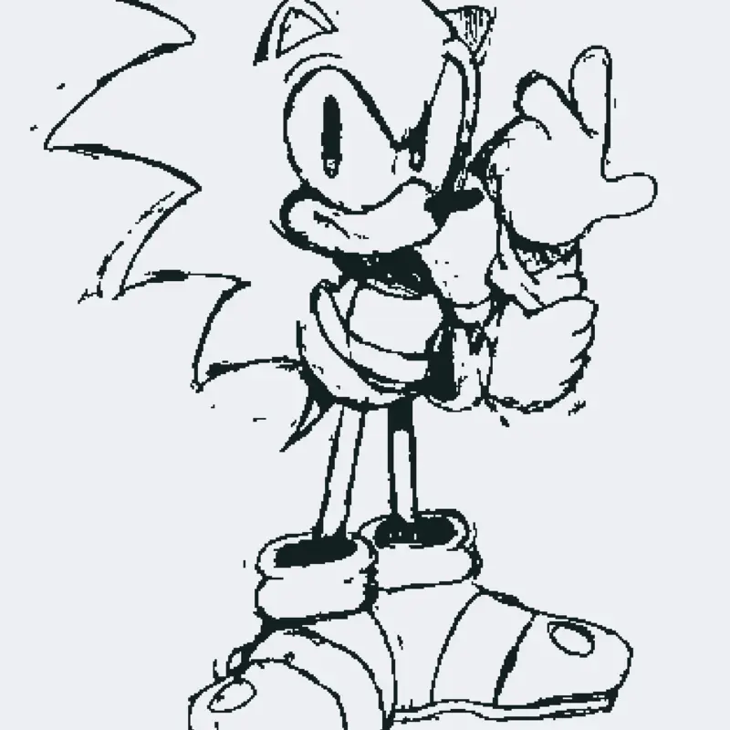 sm irl sonic art i made 🥹 by @spryyte