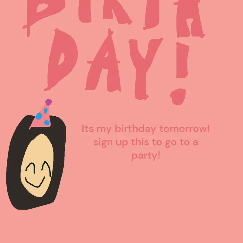Birthday Tomorrow! by @supergianna