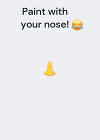 Paint with your nose!