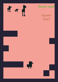 A duck that has no axis lock but rotates to...