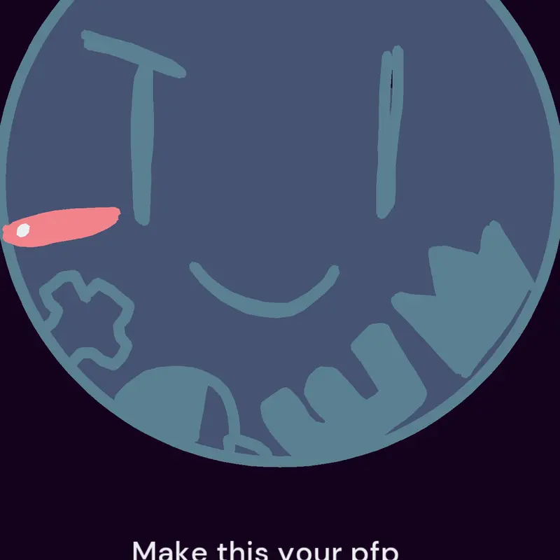 Pfp blue by @BLU5-the_blueyball