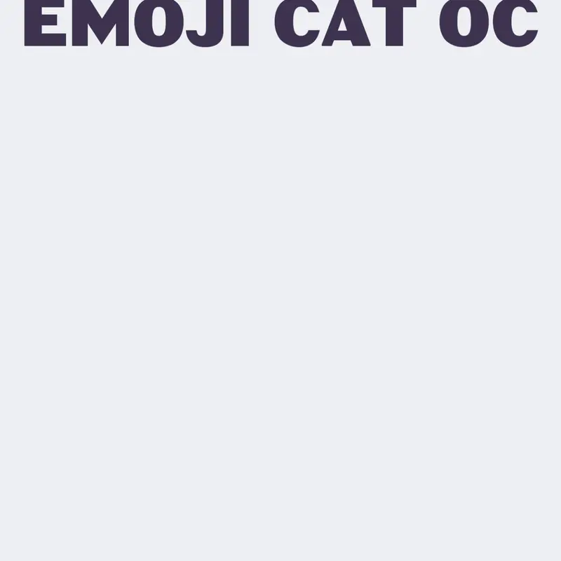 Draw your emoji cat oc! by @Cooik