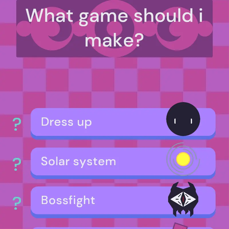 Question game by @stormer