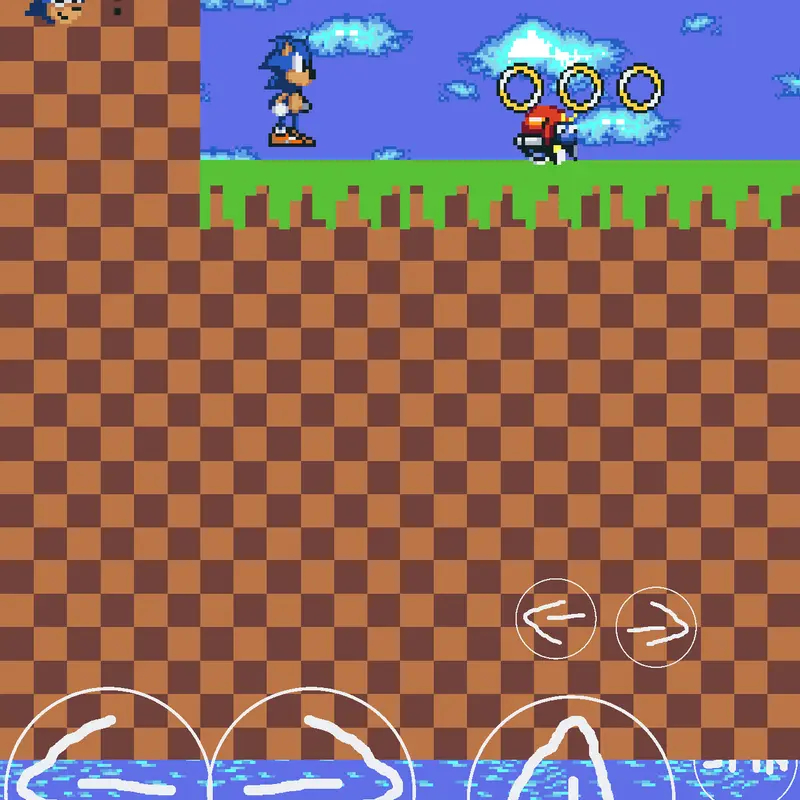 Sonic The Hedgehog (8 bits) (Test) by @MilesTailsPower