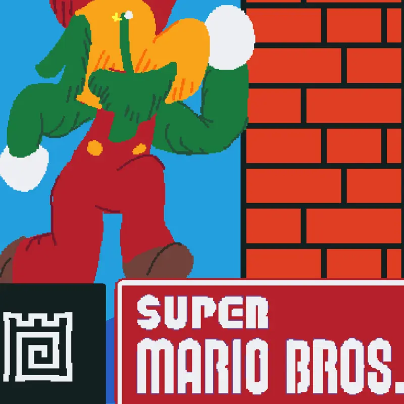 A normal super mario bros by @mitopro