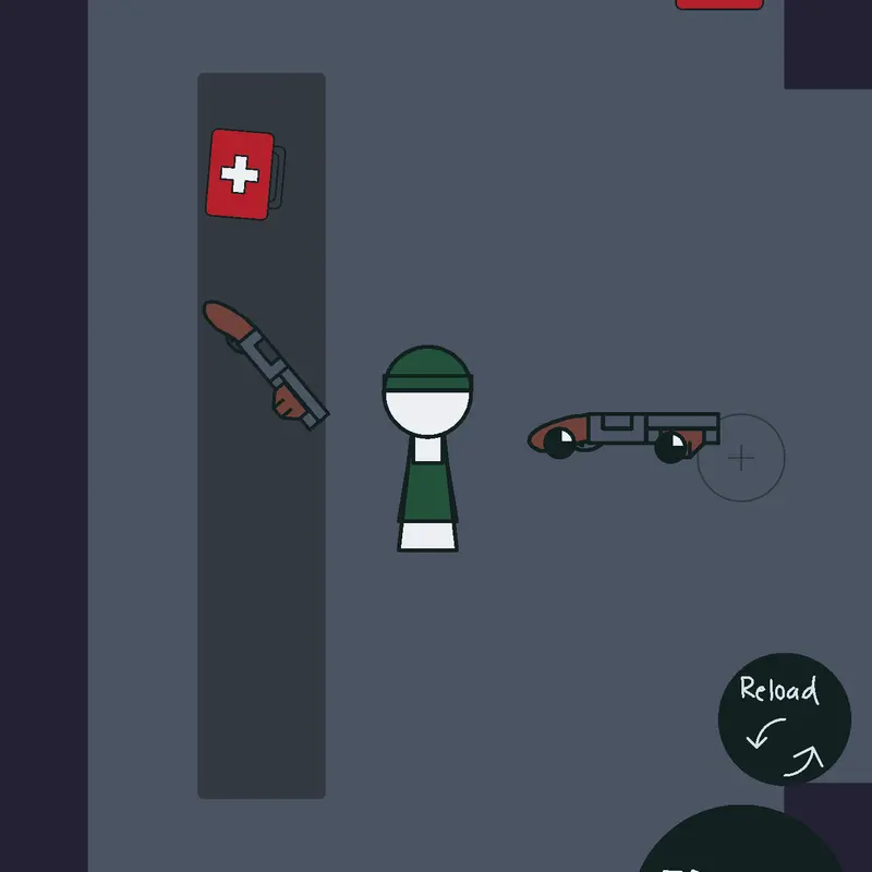 Untitled Zombie Shooter by @zurio