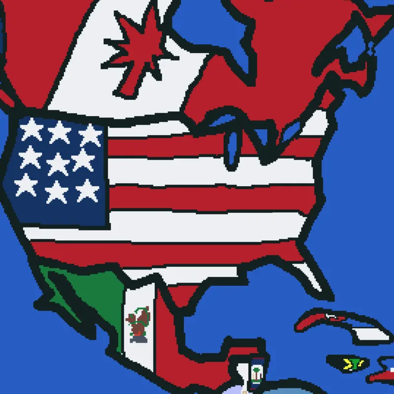 The world by @PickaxeStudios