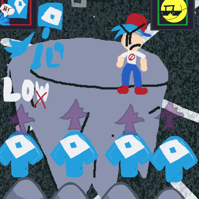 ROBLOX×FNF#fnftest by @Claudio2317_FNF