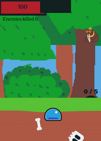 Random slime fighting game and wip